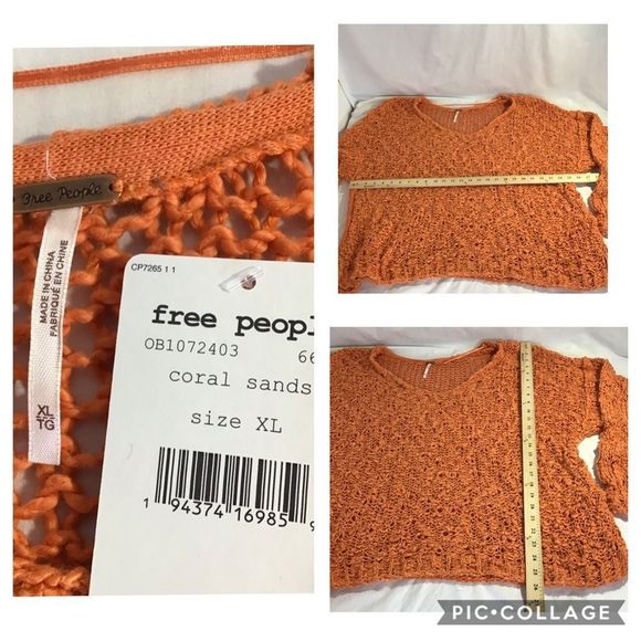 New Free People Sunday Shore Pullover Sweater - Picture 7 of 7
